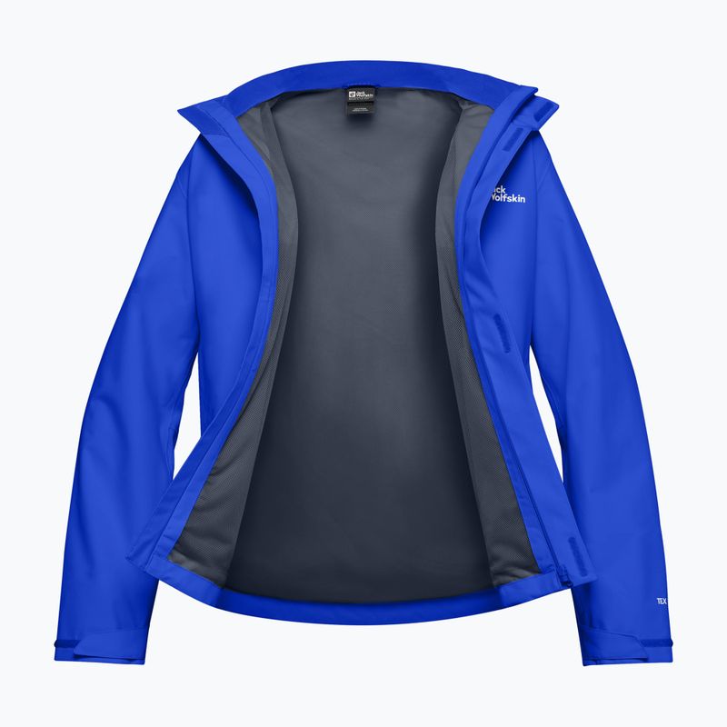 Pánska bunda do dažďa Jack Wolfskin Trailtime 2L vibrant blue 8