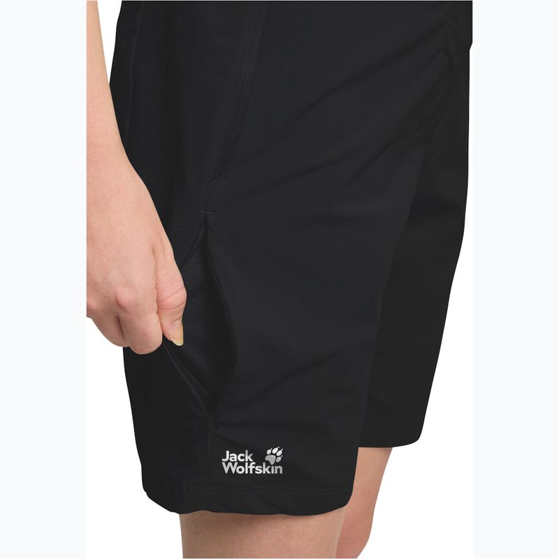Dámske trekingové šortky Jack Wolfskin Hikeout black 6