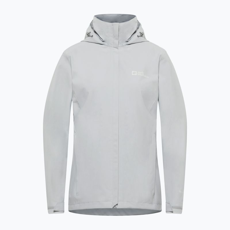 Dámska bunda do dažďa Jack Wolfskin Trailtime 2L cool grey 8