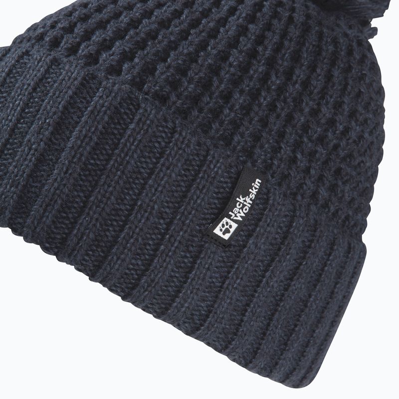 Dámska zimná čiapka Jack Wolfskin Medley Knit Beanie dark navy 2