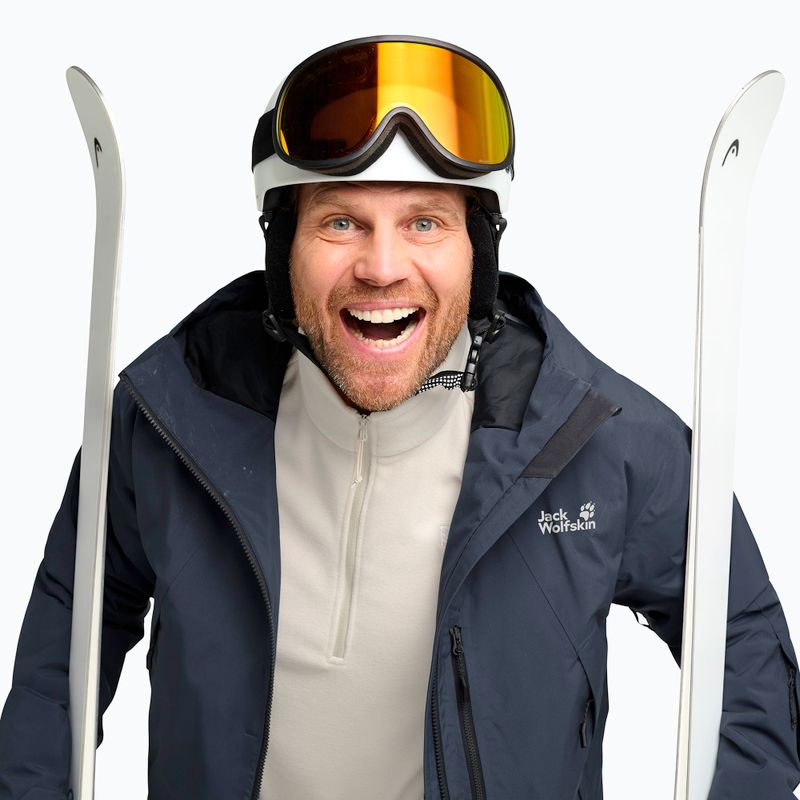 Pánska lyžiarska bunda Jack Wolfskin Flowline Pro 2L Ins midnight sky 4