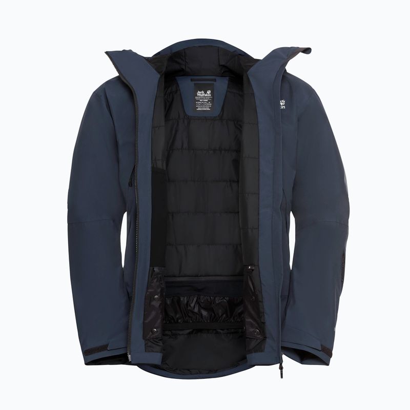 Pánska lyžiarska bunda Jack Wolfskin Flowline Pro 2L Ins midnight sky 12