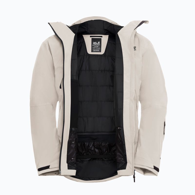 Pánska lyžiarska bunda Jack Wolfskin Flowline Pro 2L Ins pale sand 12