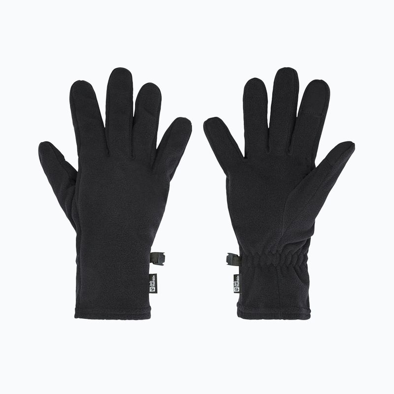 Trekingové rukavice Jack Wolfskin Real Stuff black