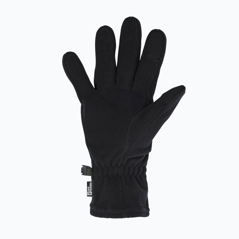 Trekingové rukavice Jack Wolfskin Real Stuff black 4