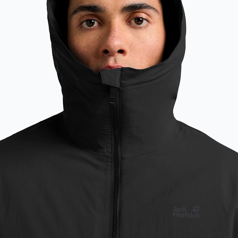 Pánska bunda do dažďa  Jack Wolfskin Pamir black 4