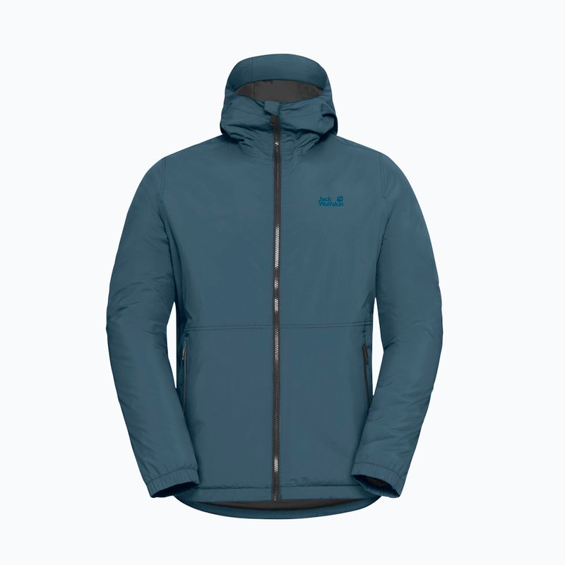 Pánska bunda do dažďa  Jack Wolfskin Pamir aluminium blue 7