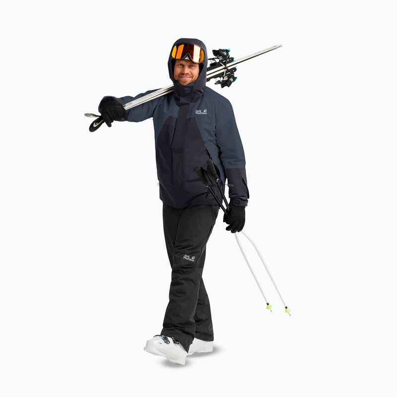 Pánska lyžiarska bunda Jack Wolfskin Flowline 2L Ins midnight sky 2