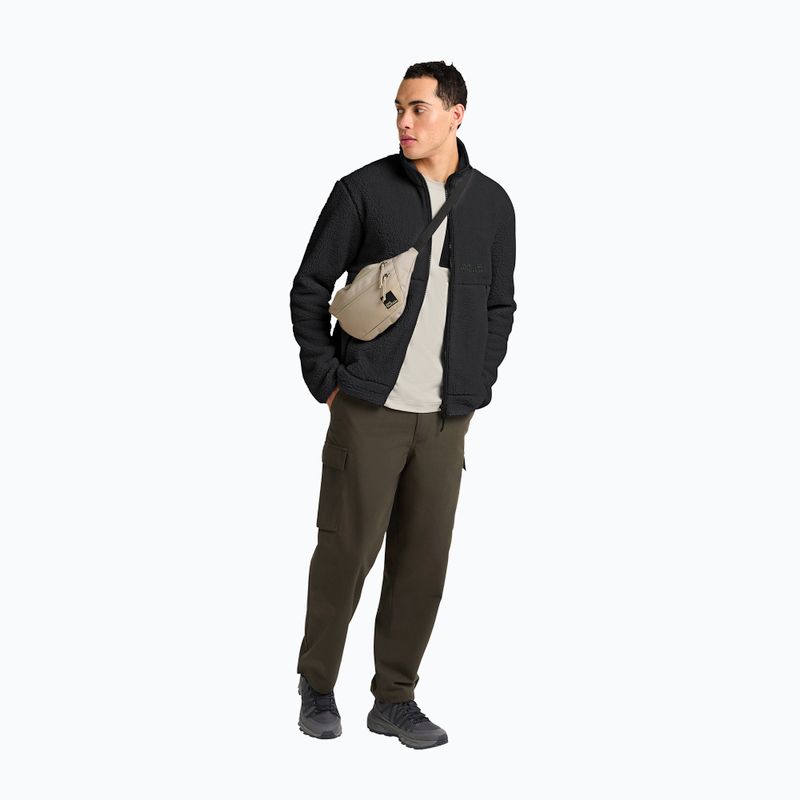 Pánska trekingová mikina Jack Wolfskin Stone Lite black 2