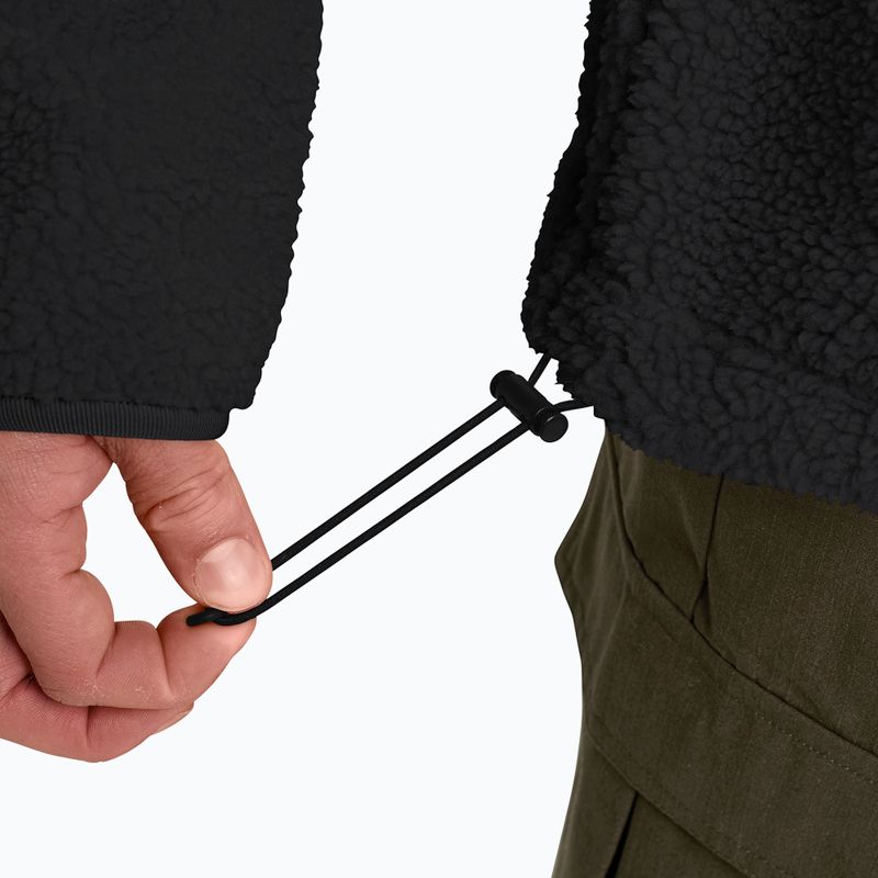 Pánska trekingová mikina Jack Wolfskin Stone Lite black 6