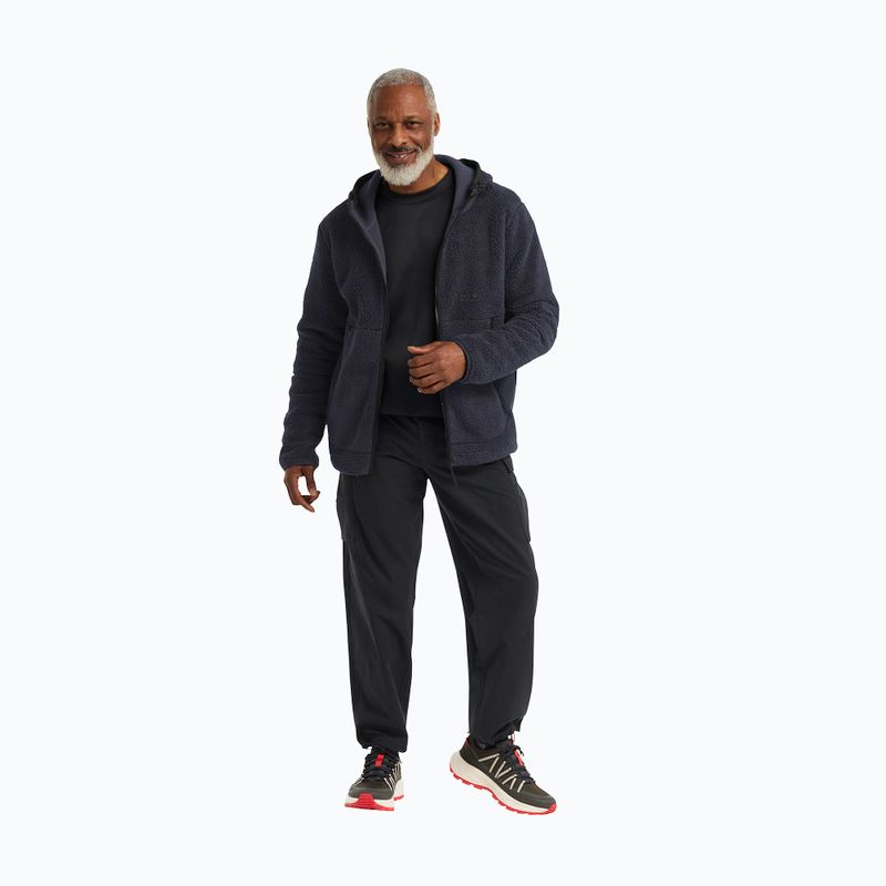 Pánska trekingová mikina Jack Wolfskin Stone Lite Hooded dark navy 2