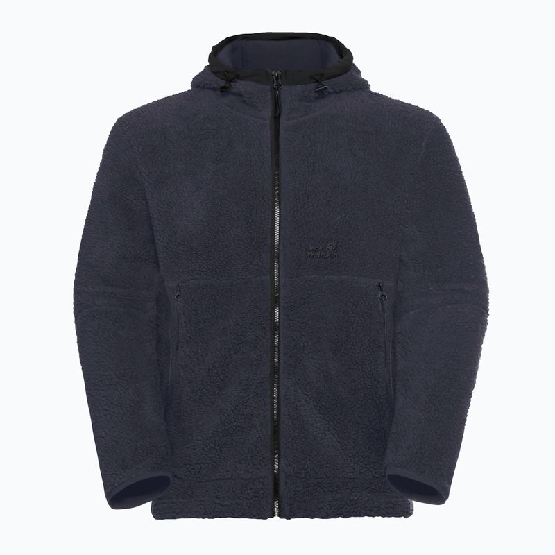 Pánska trekingová mikina Jack Wolfskin Stone Lite Hooded dark navy 7