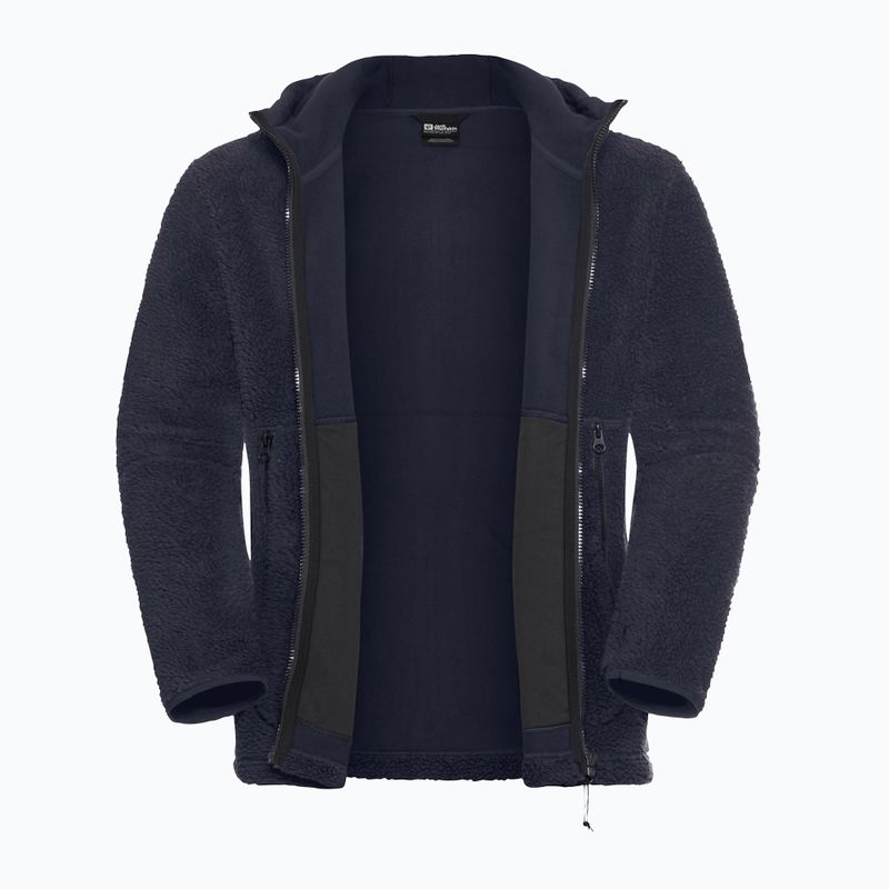 Pánska trekingová mikina Jack Wolfskin Stone Lite Hooded dark navy 9