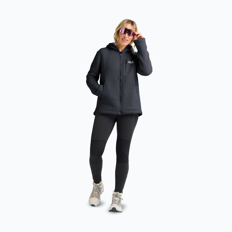 Damska polarowa bluza Jack Wolfskin Cradle Mountain Pile Full Zip phantom 2