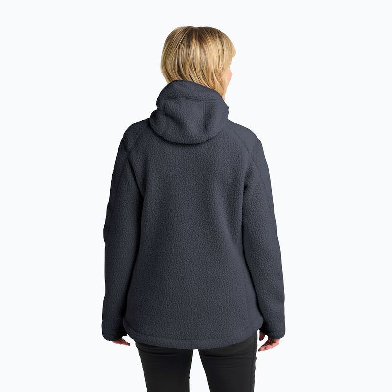 Damska polarowa bluza Jack Wolfskin Cradle Mountain Pile Full Zip phantom 3