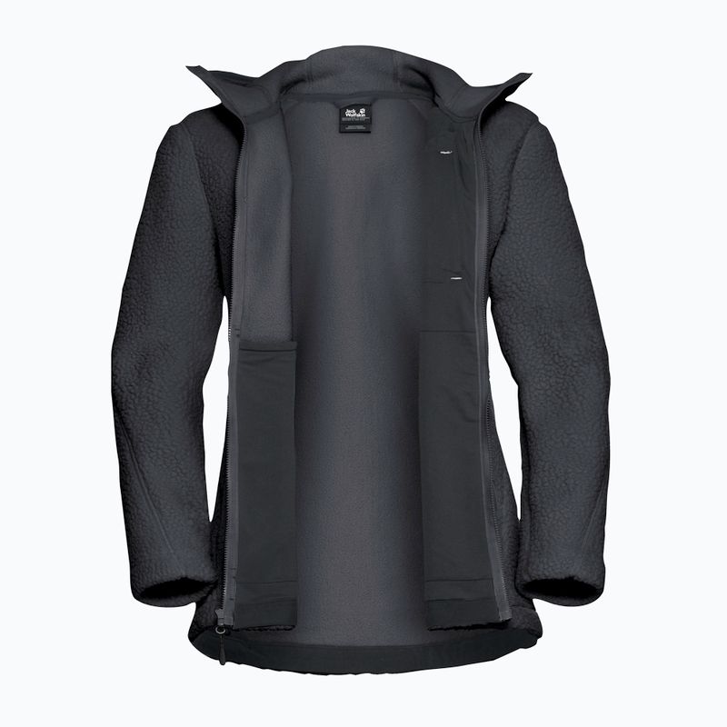 Damska polarowa bluza Jack Wolfskin Cradle Mountain Pile Full Zip phantom 9