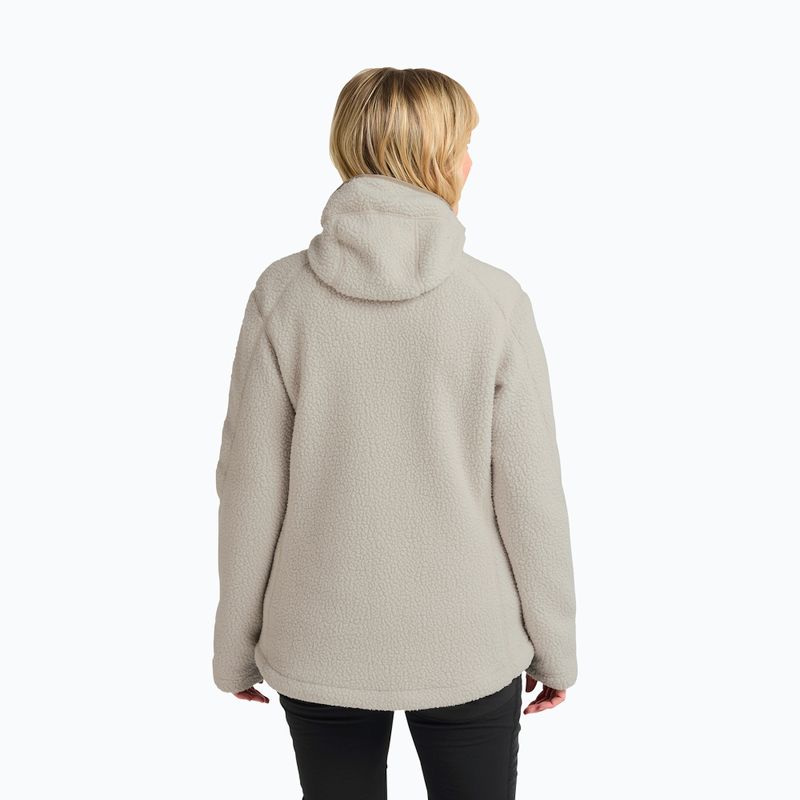 Dámská fleecová mikina Jack Wolfskin Cradle Mountain Pile Full Zip pale sand 3