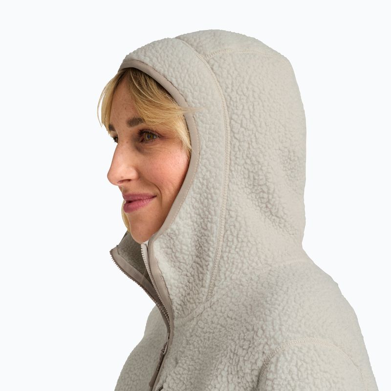 Dámská fleecová mikina Jack Wolfskin Cradle Mountain Pile Full Zip pale sand 4