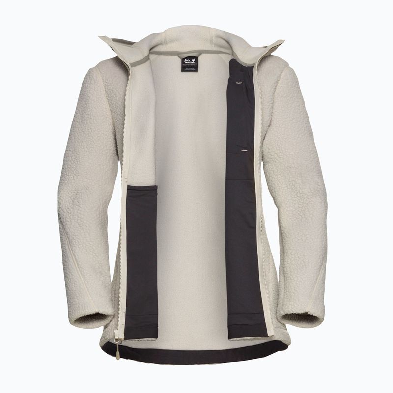 Dámská fleecová mikina Jack Wolfskin Cradle Mountain Pile Full Zip pale sand 9