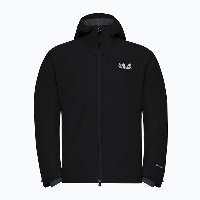 Pánska bunda do dažďa  Jack Wolfskin Icecape 2L Down Ins Rds black 7
