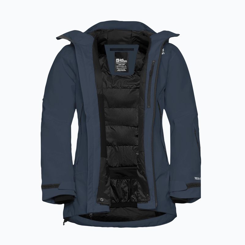 Dámska lyžiarska bunda Jack Wolfskin Flowline Pro 2L Ins midnight sky 10
