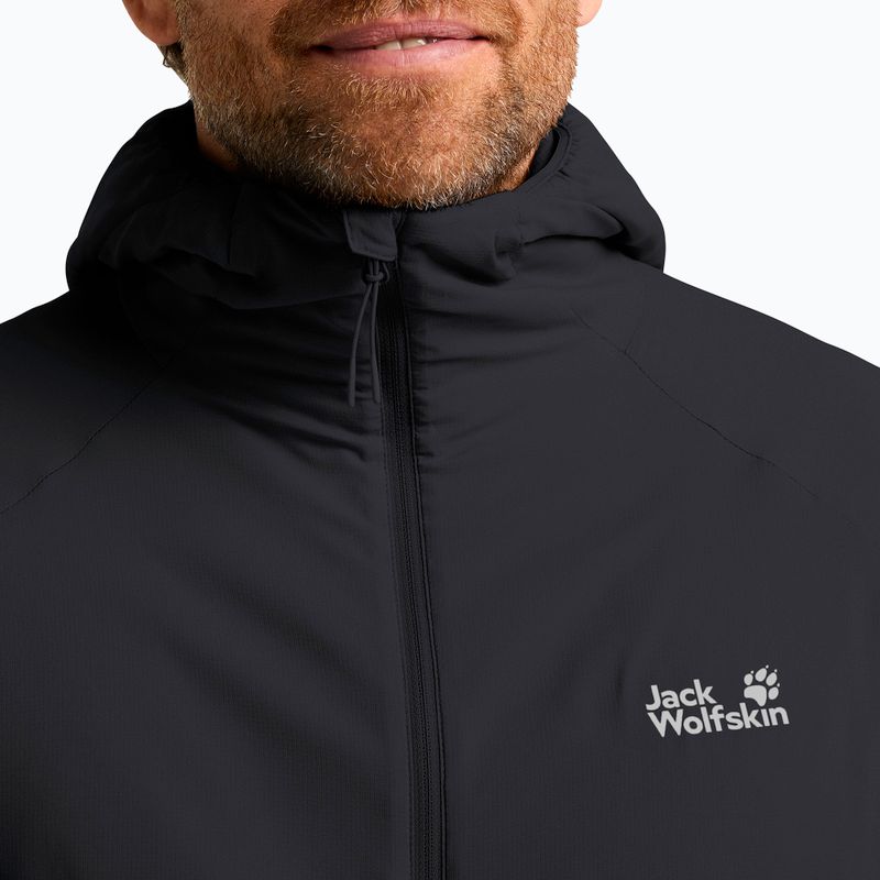 Jack Wolfskin Prelight Ins black muška softshell jakna 4