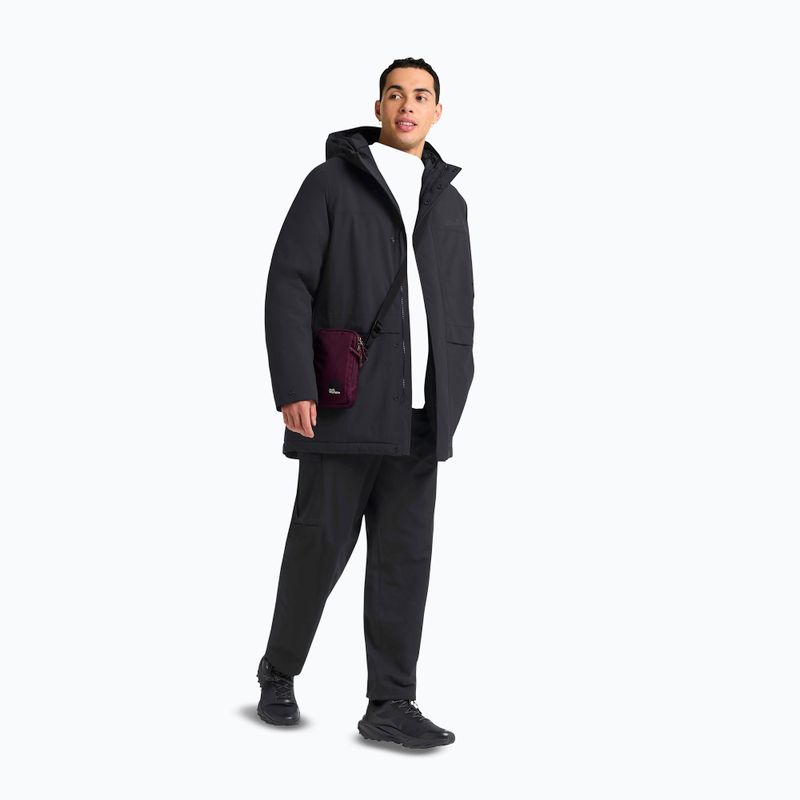 Pánsky zateplený kabát Jack Wolfskin Cold Camp Coat black 2