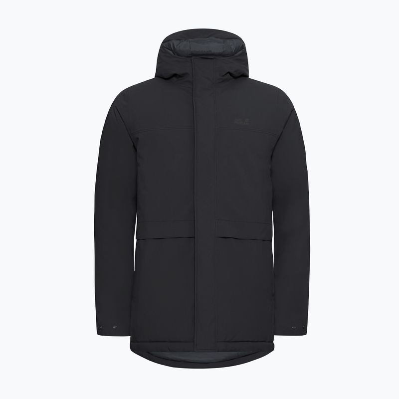 Pánsky zateplený kabát Jack Wolfskin Cold Camp Coat black 7