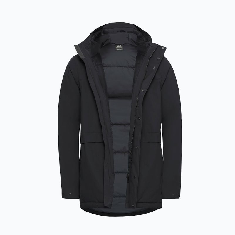 Pánsky zateplený kabát Jack Wolfskin Cold Camp Coat black 9