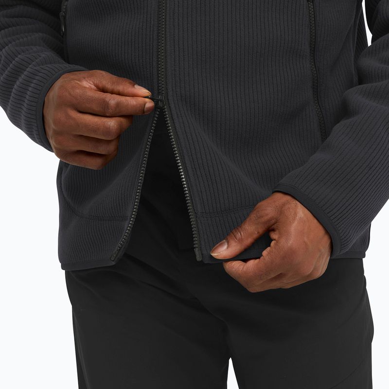 Pánska trekingová mikina Jack Wolfskin Lake Ridge Hooded black 6