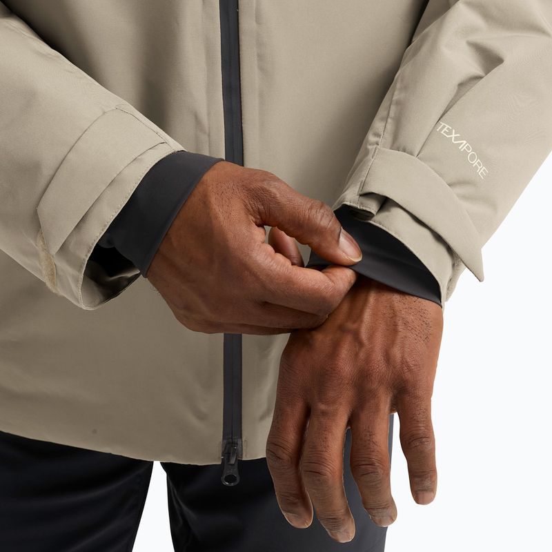 Pánska bunda do dažďa  Jack Wolfskin Icecape 2L Down Ins Rds linen 5