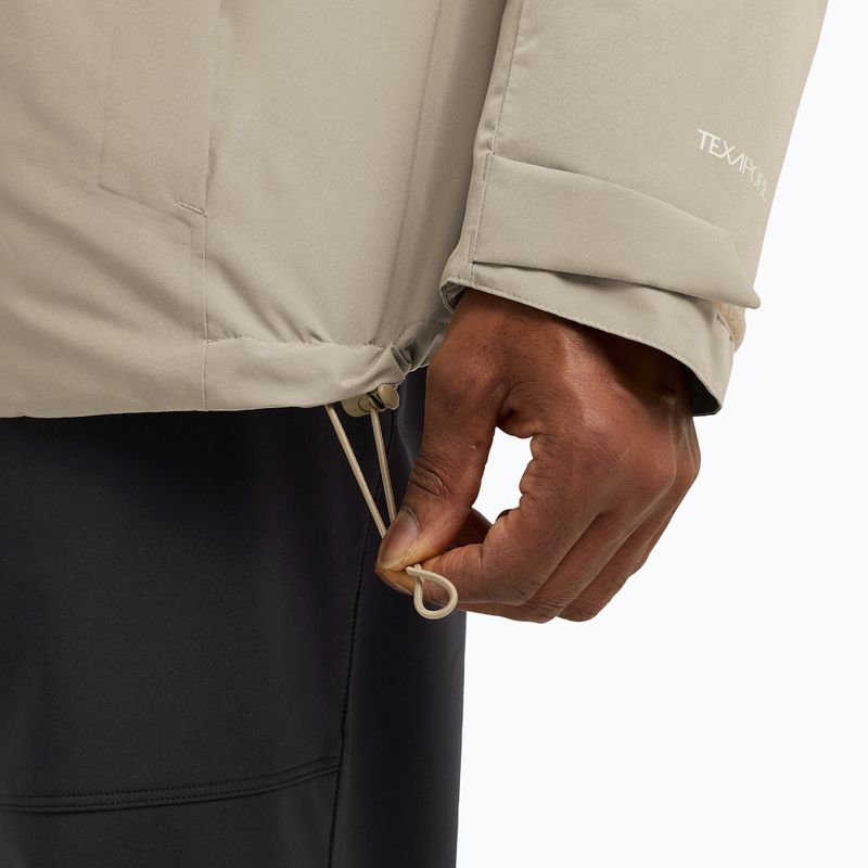 Pánska bunda do dažďa  Jack Wolfskin Icecape 2L Down Ins Rds linen 6