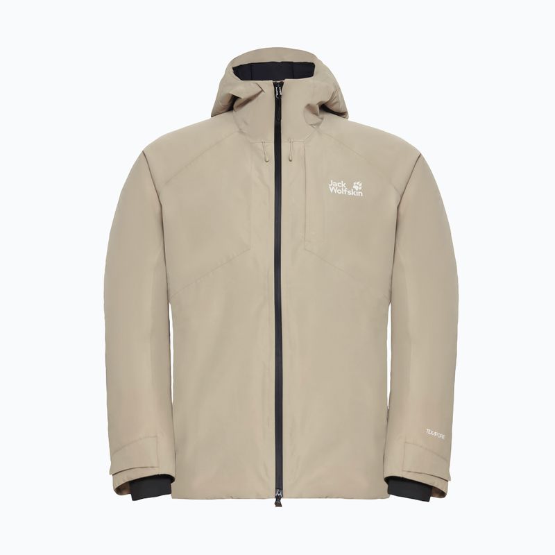 Pánska bunda do dažďa  Jack Wolfskin Icecape 2L Down Ins Rds linen 7