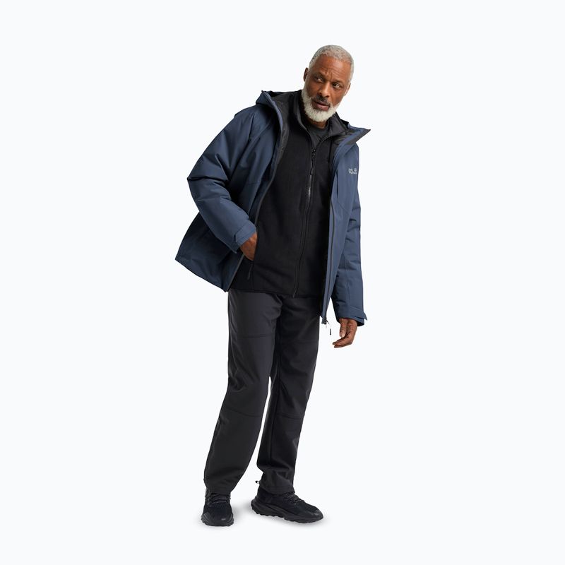 Pánska bunda do dažďa  Jack Wolfskin Icecape 2L Down Ins Rds midnight sky 2