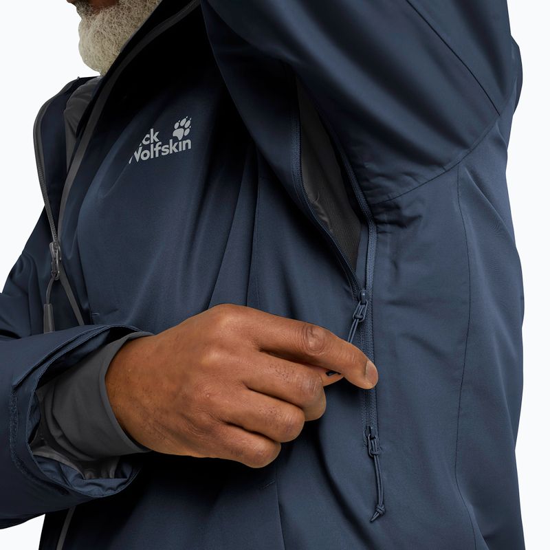 Pánska páperová bunda Jack Wolfskin Icecape 2L Down Ins Rds midnight sky 4