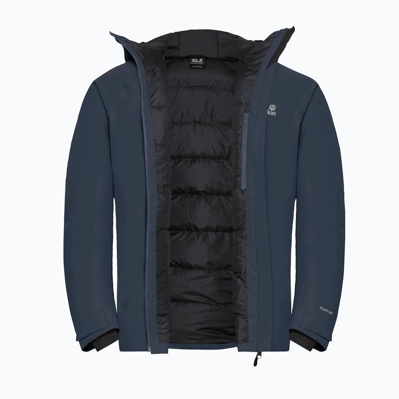 Pánska bunda do dažďa  Jack Wolfskin Icecape 2L Down Ins Rds midnight sky 9