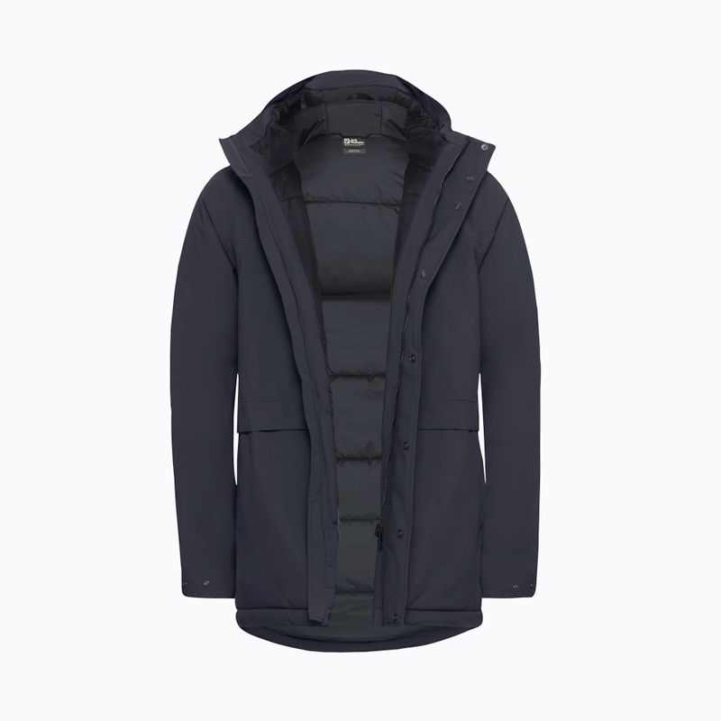 Pánska zateplená bunda Jack Wolfskin Cold Camp Coat dark navy 9