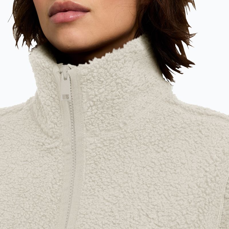 Dámska trekingová mikina Jack Wolfskin High Curl pale sand 4