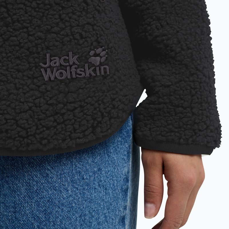 Dámska trekingová mikina Jack Wolfskin High Curl black 6