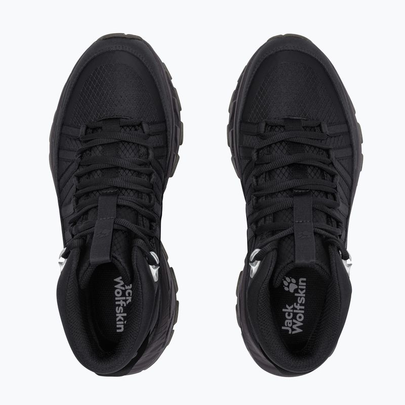 Dámske turistické topánky Jack Wolfskin Wild Hike Texapore Mid black 3