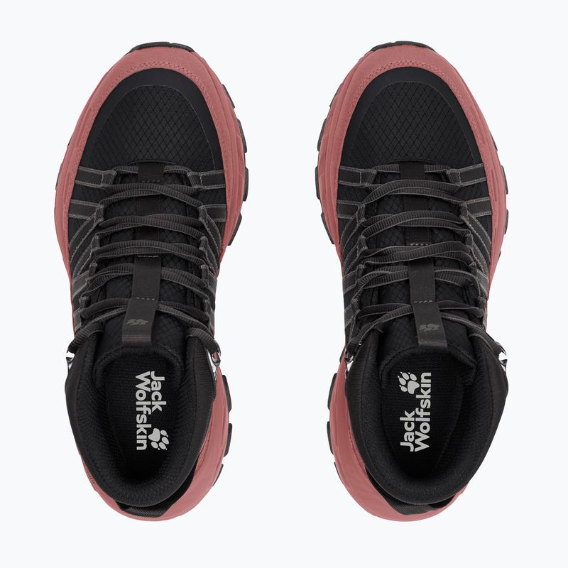 Dámske turistické topánky Jack Wolfskin Wild Hike Texapore Mid mineral red 4