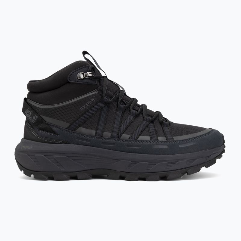 Pánske turistické topánky Jack Wolfskin Wild Hike Texapore Mid black 2