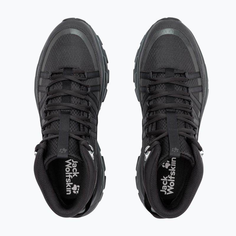 Pánske turistické topánky Jack Wolfskin Wild Hike Texapore Mid black 3