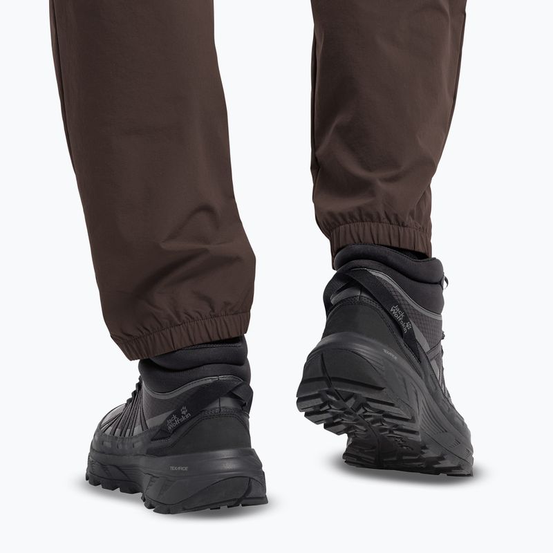 Pánske turistické topánky Jack Wolfskin Wild Hike Texapore Mid black 5