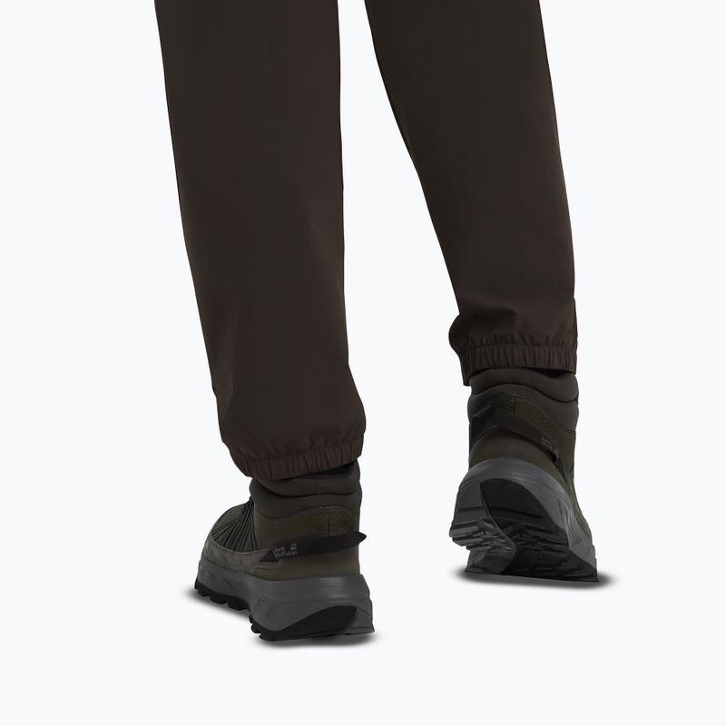 Pánske turistické topánky Jack Wolfskin Wild Hike Texapore Mid obsidian moss 6