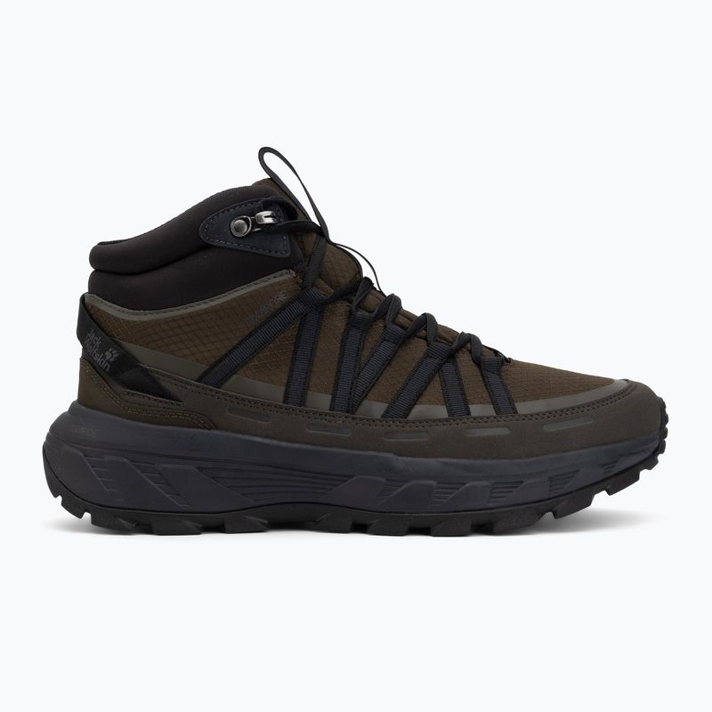 Pánske turistické topánky Jack Wolfskin Wild Hike Texapore Mid obsidian moss 2