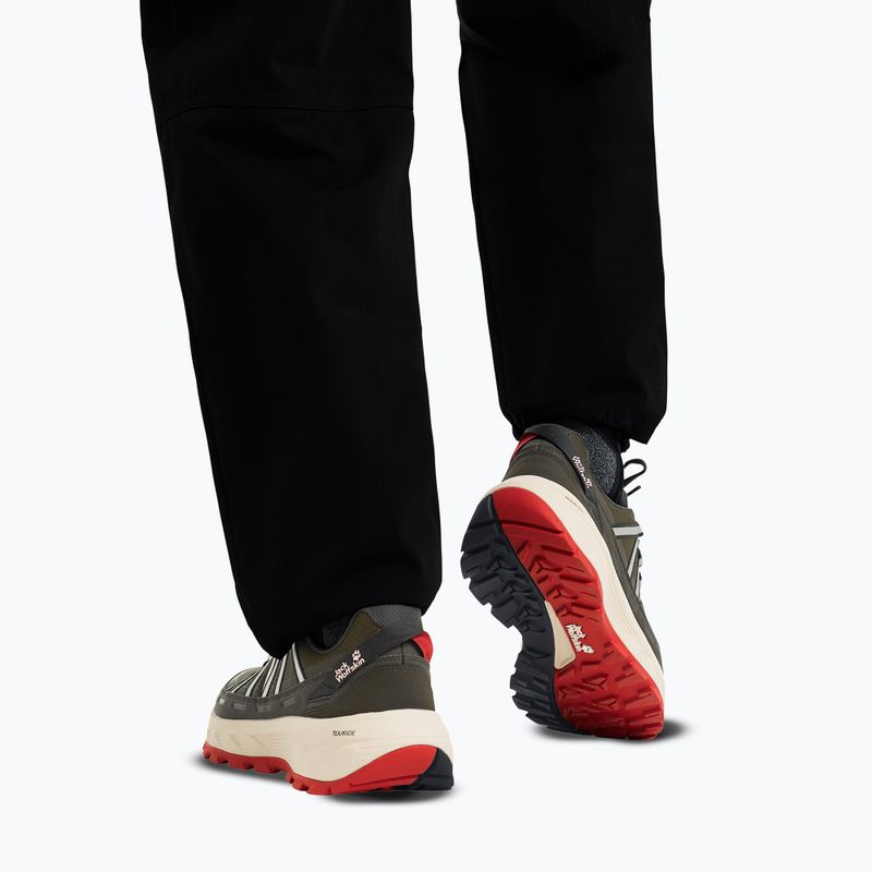 Pánske turistické topánky Jack Wolfskin Wild Hike Texapore Low obsidian moss 6