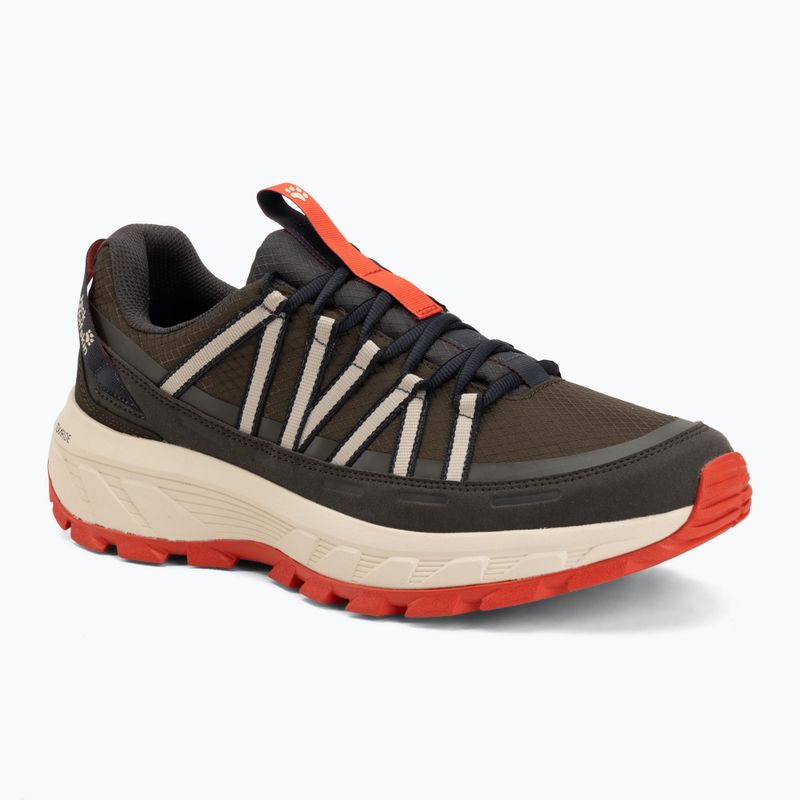 Pánske turistické topánky Jack Wolfskin Wild Hike Texapore Low obsidian moss