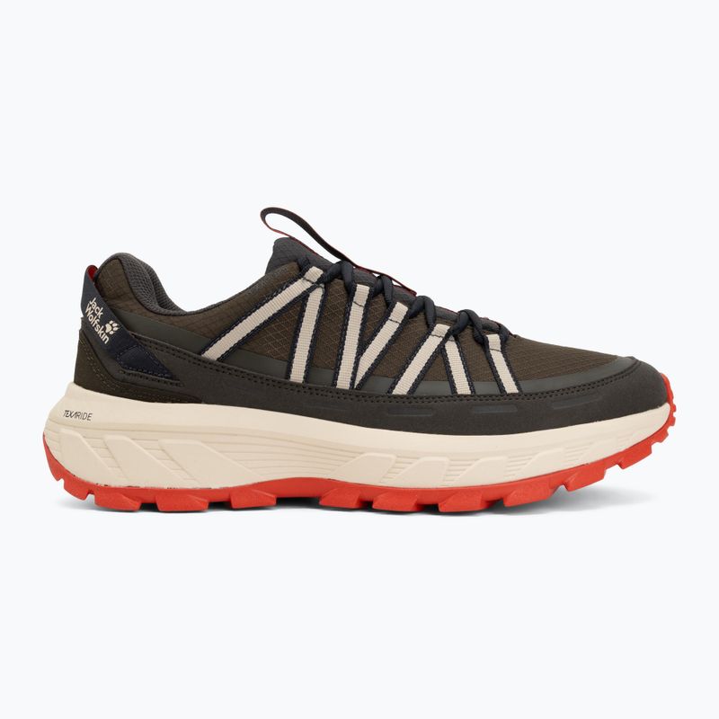 Pánske turistické topánky Jack Wolfskin Wild Hike Texapore Low obsidian moss 2