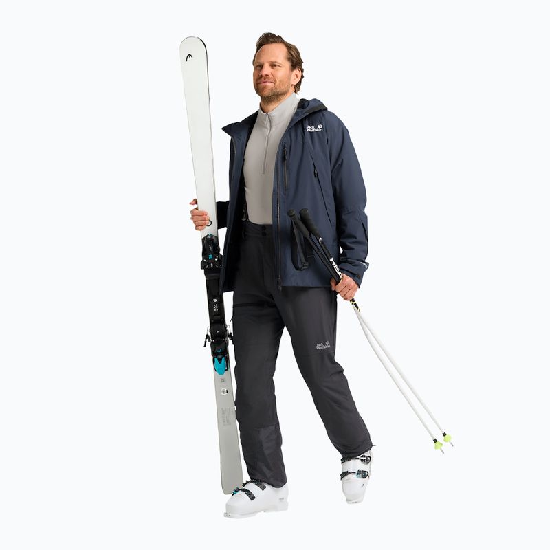 Pánske lyžiarske nohavice Jack Wolfskin Flowline Pro 2L Ins black 2